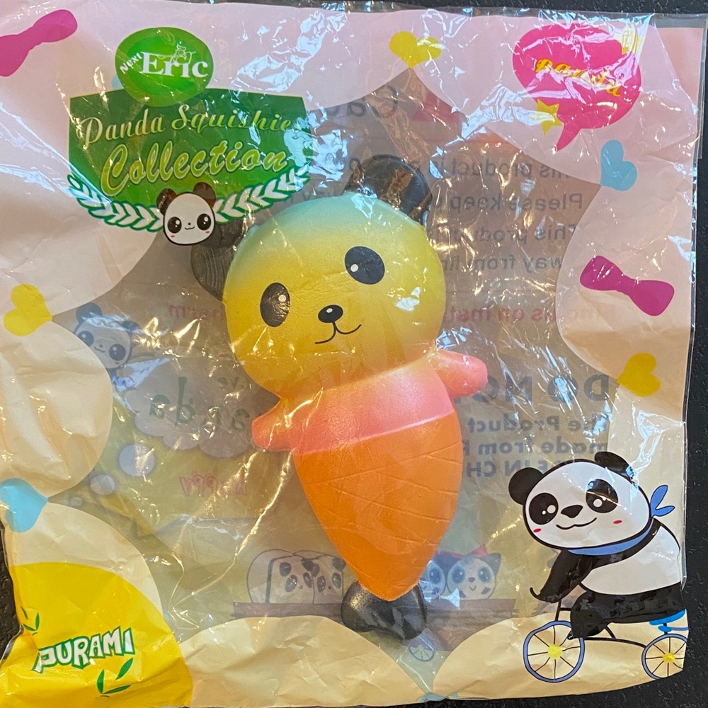 Eric mermaid panda squishy toy